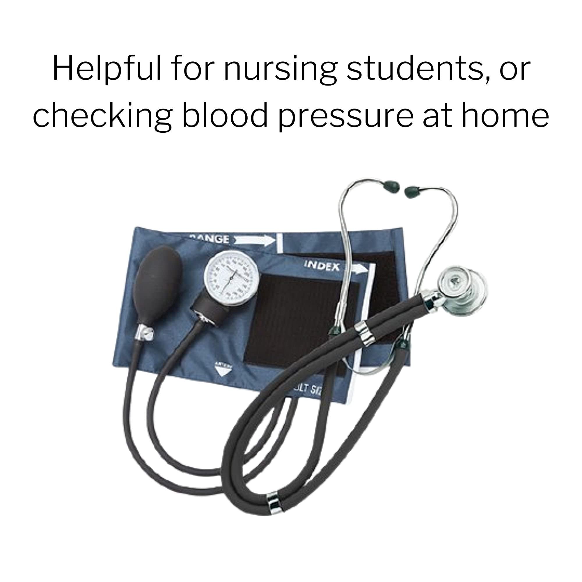 McKesson Aneroid Sphygmomanometer Blood Pressure Combo Kit, Sprague Rappaport Stethoscope, 1 Count - Image 3