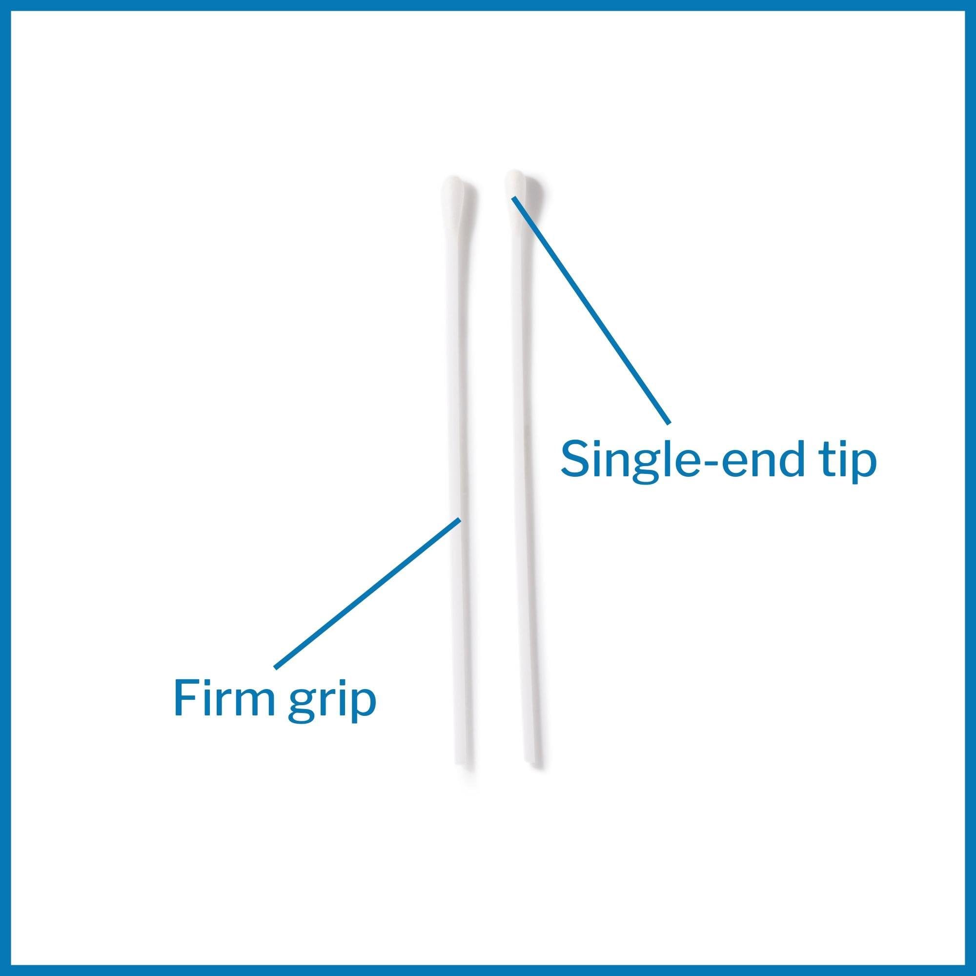 McKesson Cotton Tipped Applicator, 6 in [200 Count] Long Sterile Medical Swabs, Individually Wrapped, Plastic Shaft - Image 3