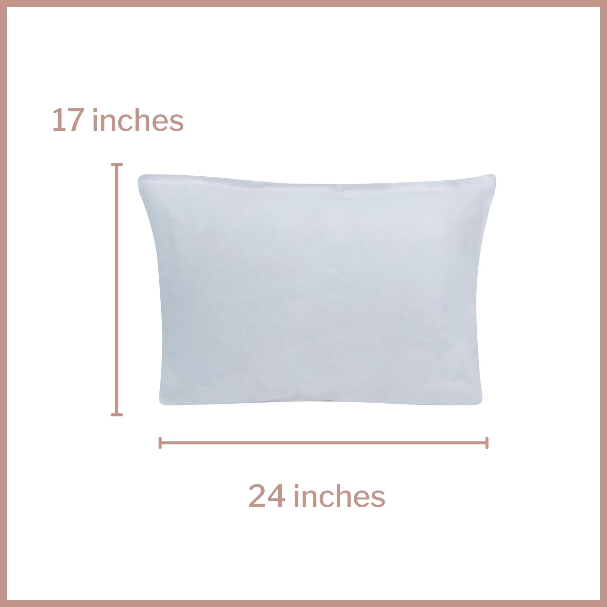 McKesson Disposable Bed Pillow [1 Count] Single Patient Use, White 17 in x 24 in - Image 4