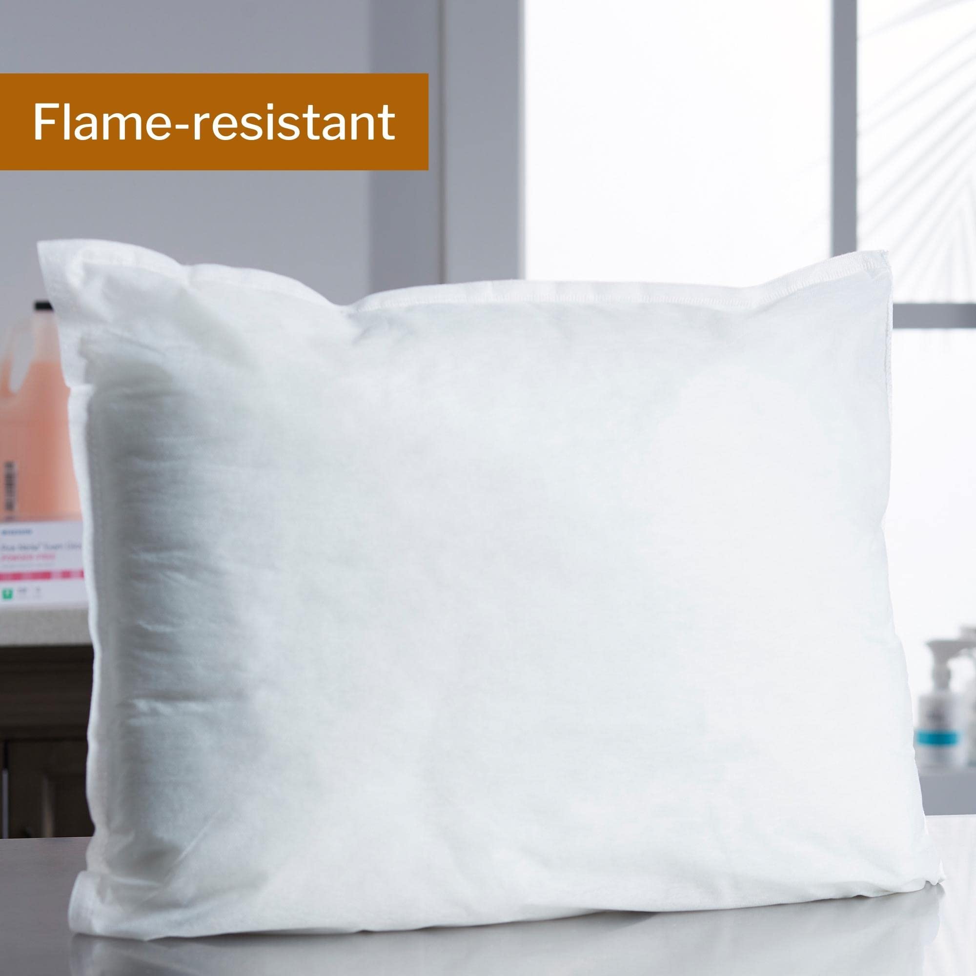 McKesson Disposable Bed Pillow [24 Count] Single Patient Use, White 18 in x 24 in - Image 5