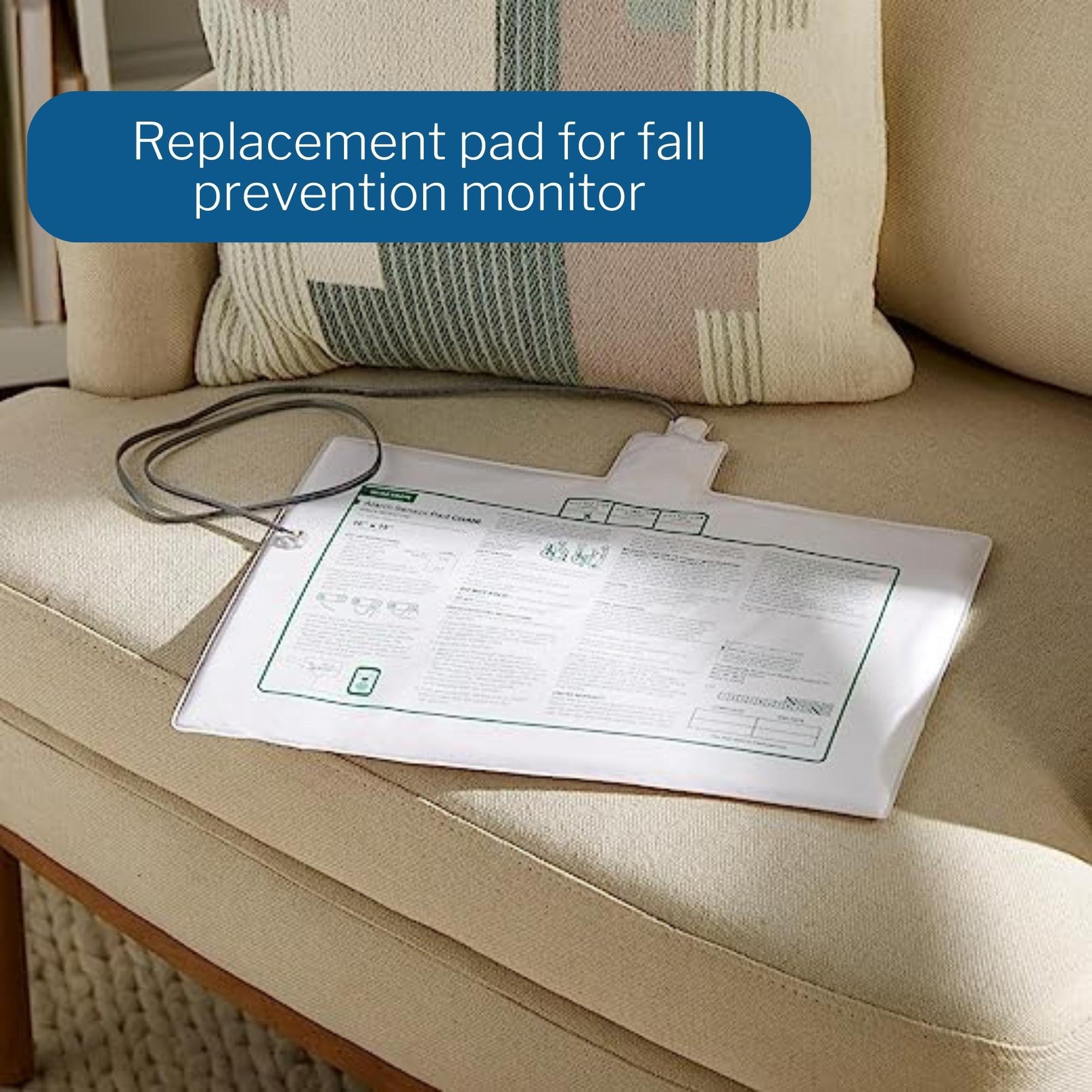 McKesson Elderly Care Bed Alarm Sensor Pad, 10 X 15 Inch, White, Touch Control, Compatible with McKesson Fall Prevention Monitors - Image 3