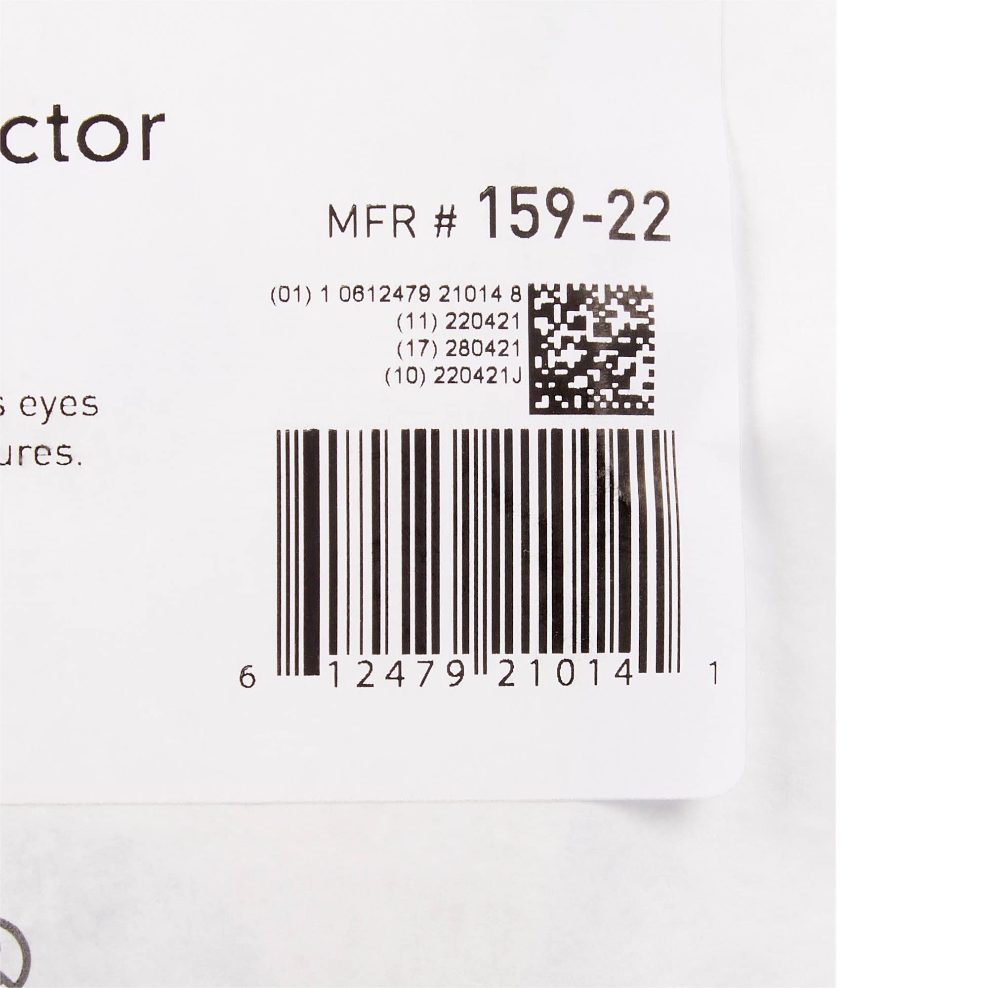 McKesson Eye Protectors - Foam, Sterile, Self-Adhesive for Adults, Disposable - Blue, 8 1/8 in x 2 9/10 in, 25 Count, 1 Pack - Image 5