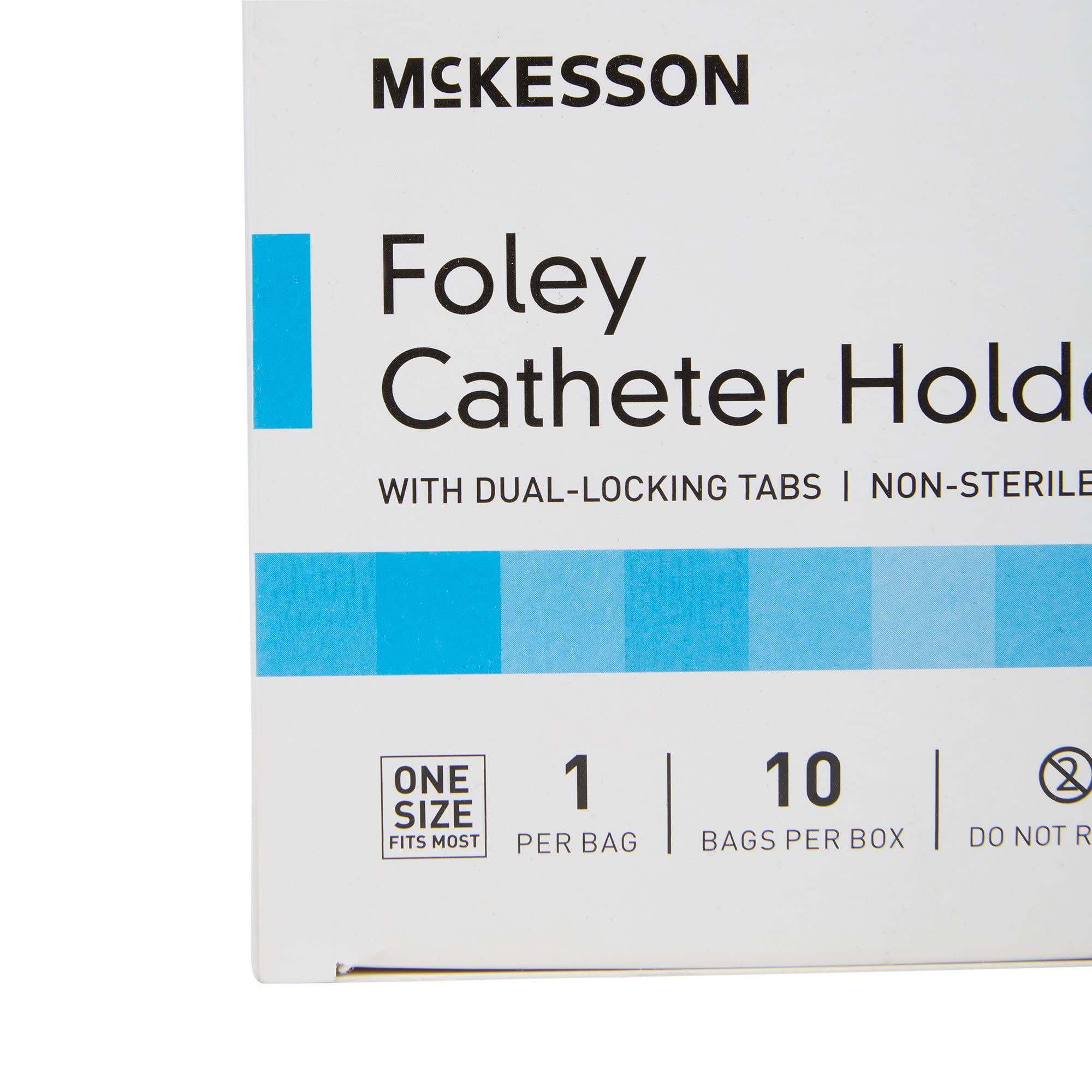McKesson Foley Catheter Tube Holder with Dual-Locking Tabs - Urinary Leg Band Holder, 100 Count - Image 8