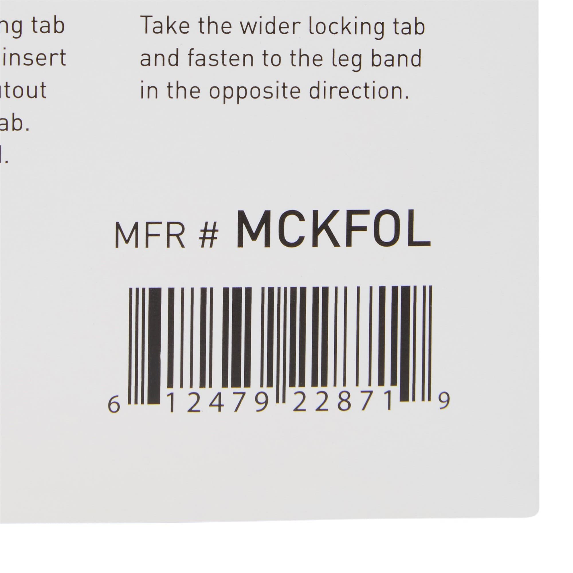 McKesson Foley Catheter Tube Holder with Dual-Locking Tabs - Urinary Leg Band Holder, 100 Count - Image 9
