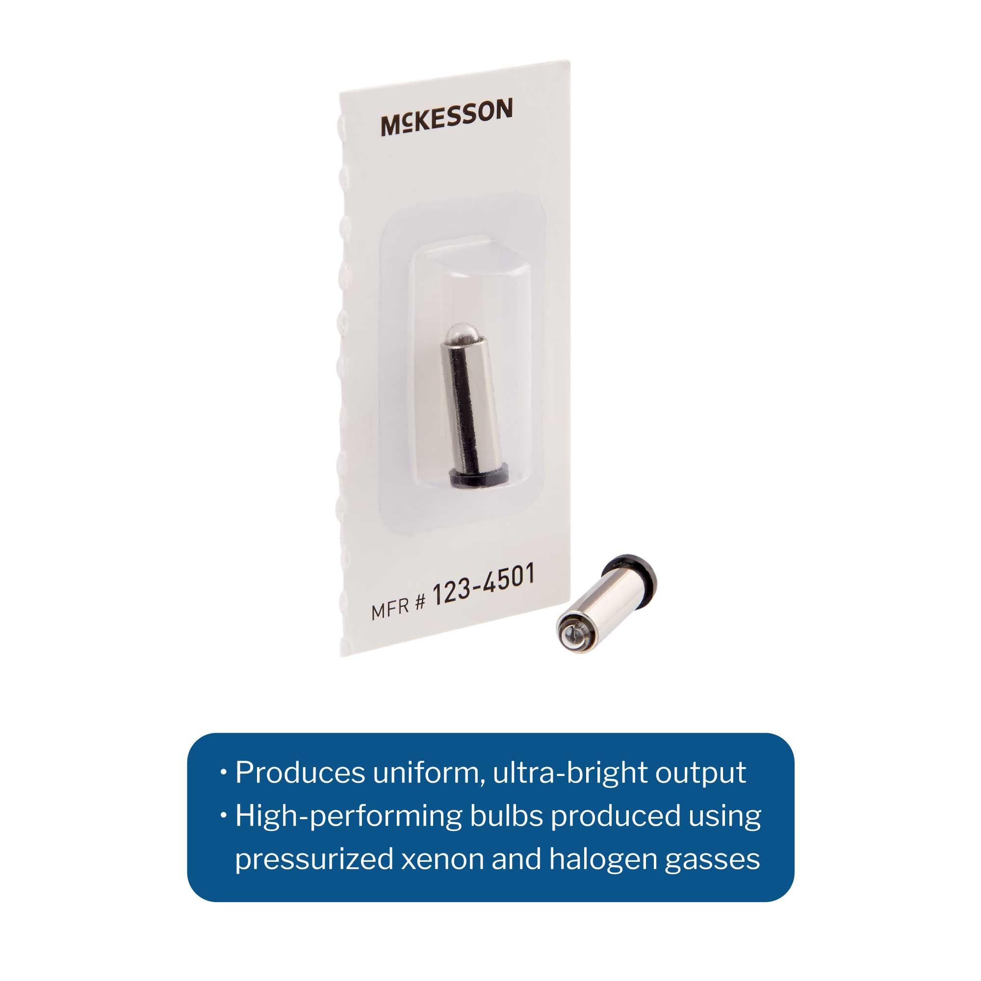 McKesson Halogen Bulb, Ophthalmoscope, Illuminator, 3.5V, 2.5W, 1 Count, 1 Pack - Image 3