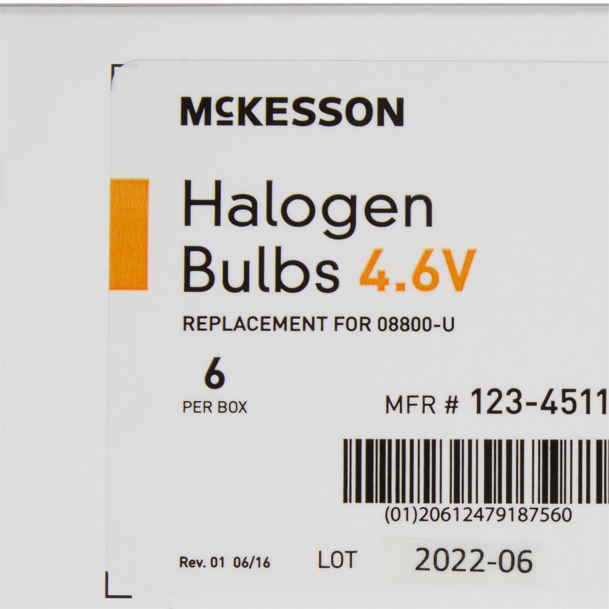 McKesson Halogen Light Bulbs 3 Watts, 4.6 Volts, Diagnostic Lamp Light Bulb for Medical Surgical Instruments, 1 Count, 6 Packs, 6 Total - Image 7