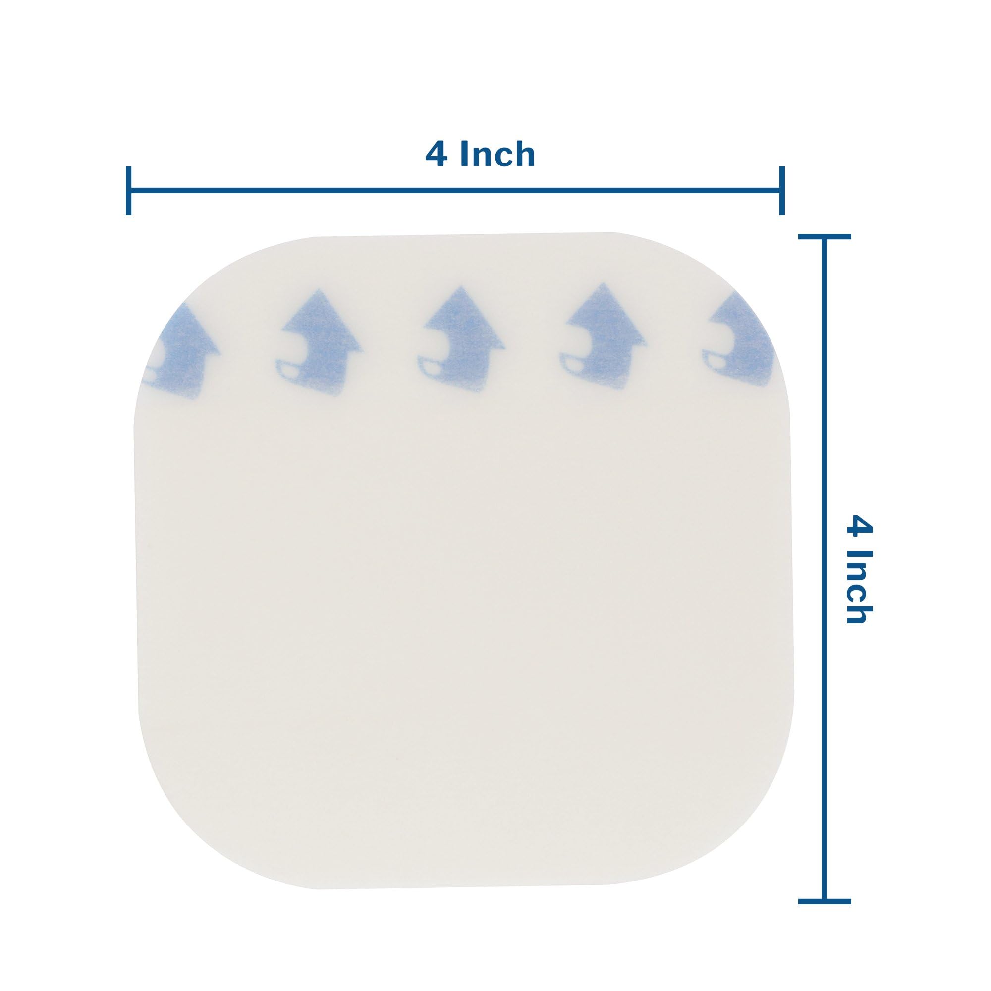 McKesson Hydrocolloid Dressing, Sterile, Thin (10 Dressings) - Self-Adhesive Sterile Bandage, Waterproof Patch for Bed Sore, Mild Burn, Blister, Acne Care - 4 in x 4 in - Image 7