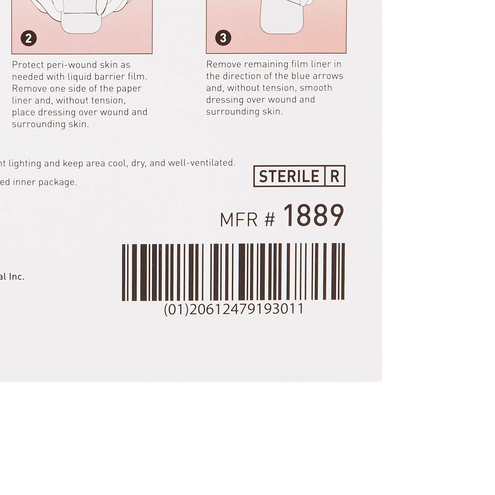 McKesson Hydrocolloid Dressings with Foam Backing, Sterile (10 Dressings) - Self-Adhesive Sterile Bandage, Waterproof Patch for Bed Sore, Mild Burn, Blister, Acne Care - 4 in x 4 in - Image 7