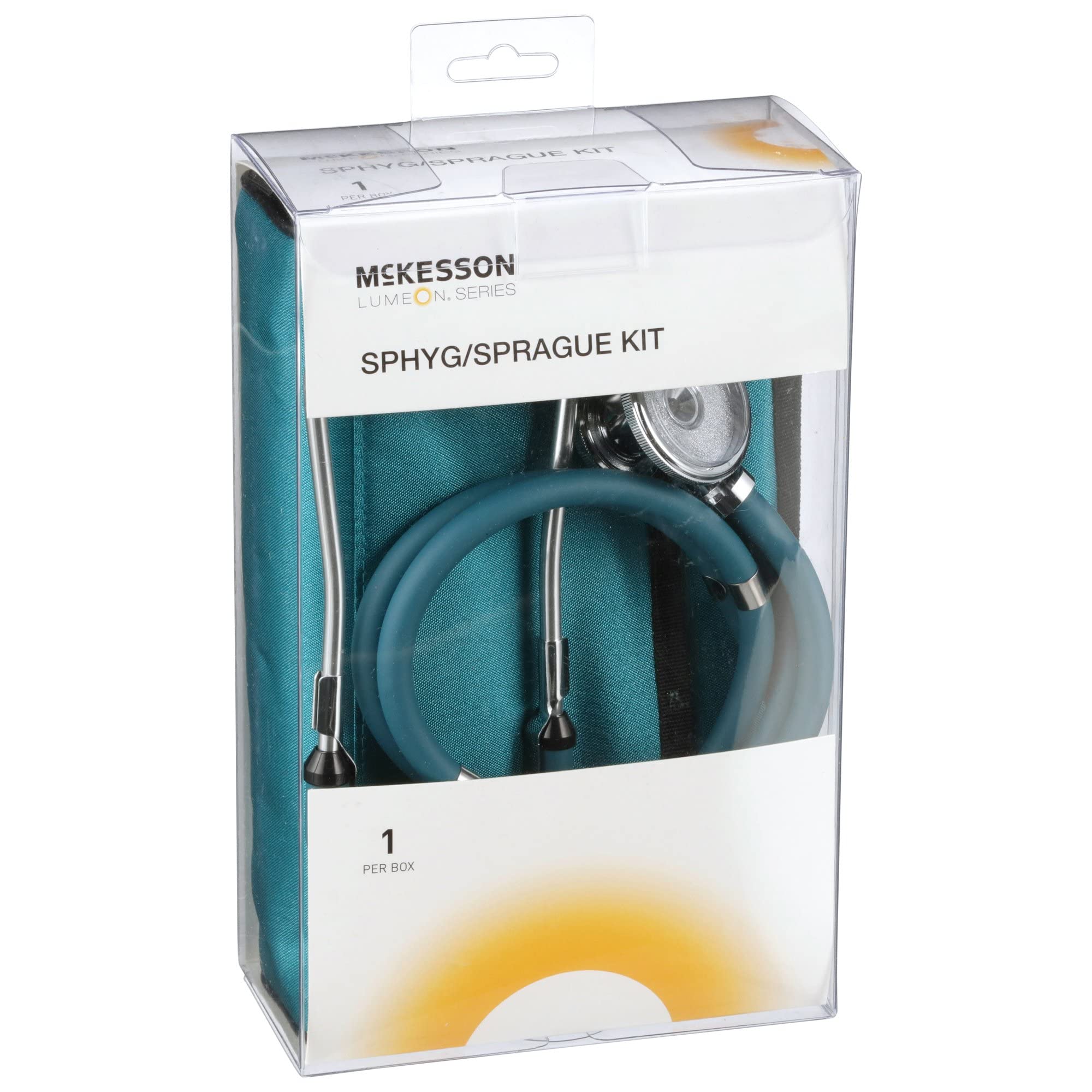 McKesson Lumeon Blood Pressure Monitor and Sprague Rappaport Stethoscope Combo Kit - Hand Held Aneroid Sphygmomanometer, 10 Count - Image 4