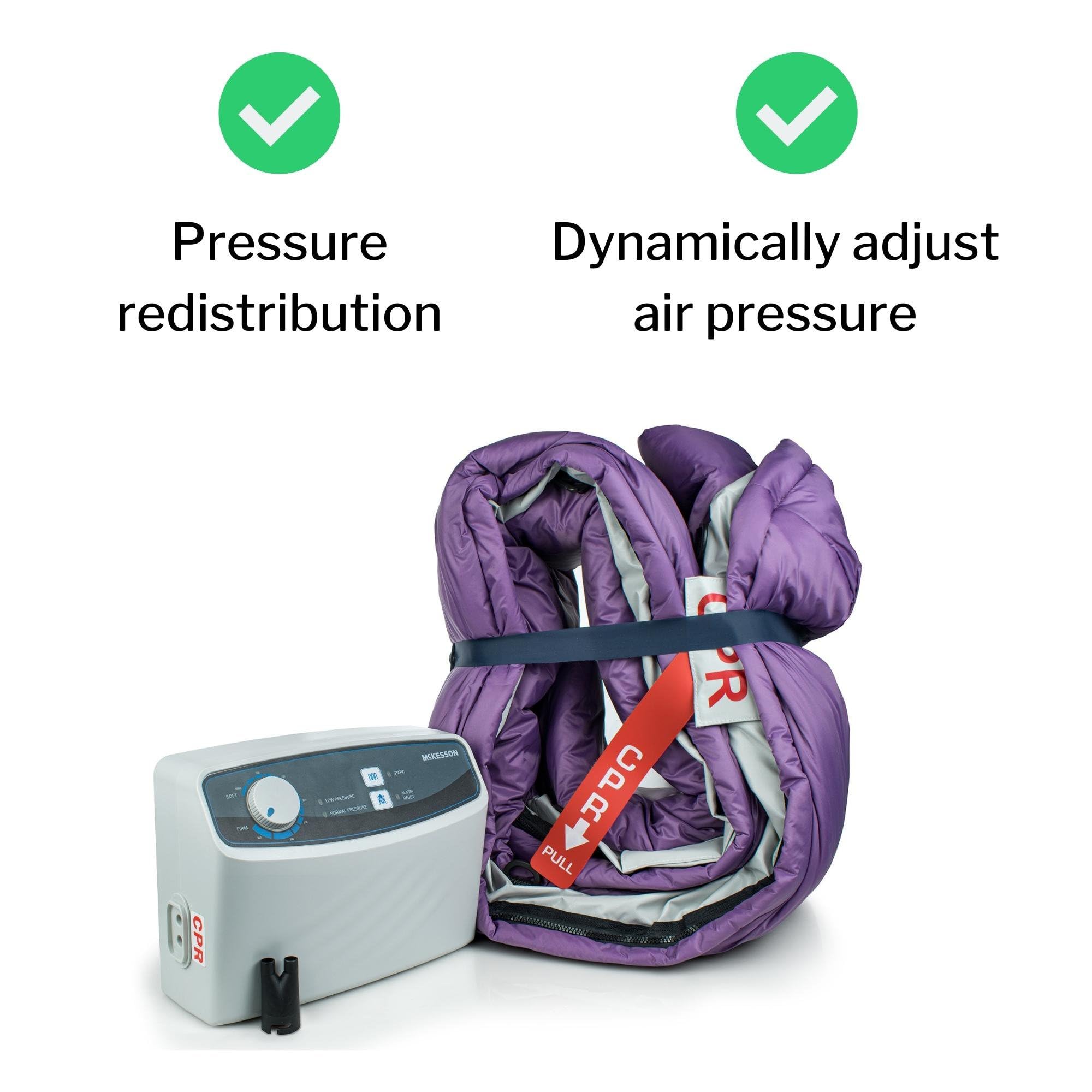McKesson Mattress Alternating Pressure and Low Air Loss System 8 x 36 x 80 146-14027 - Image 3