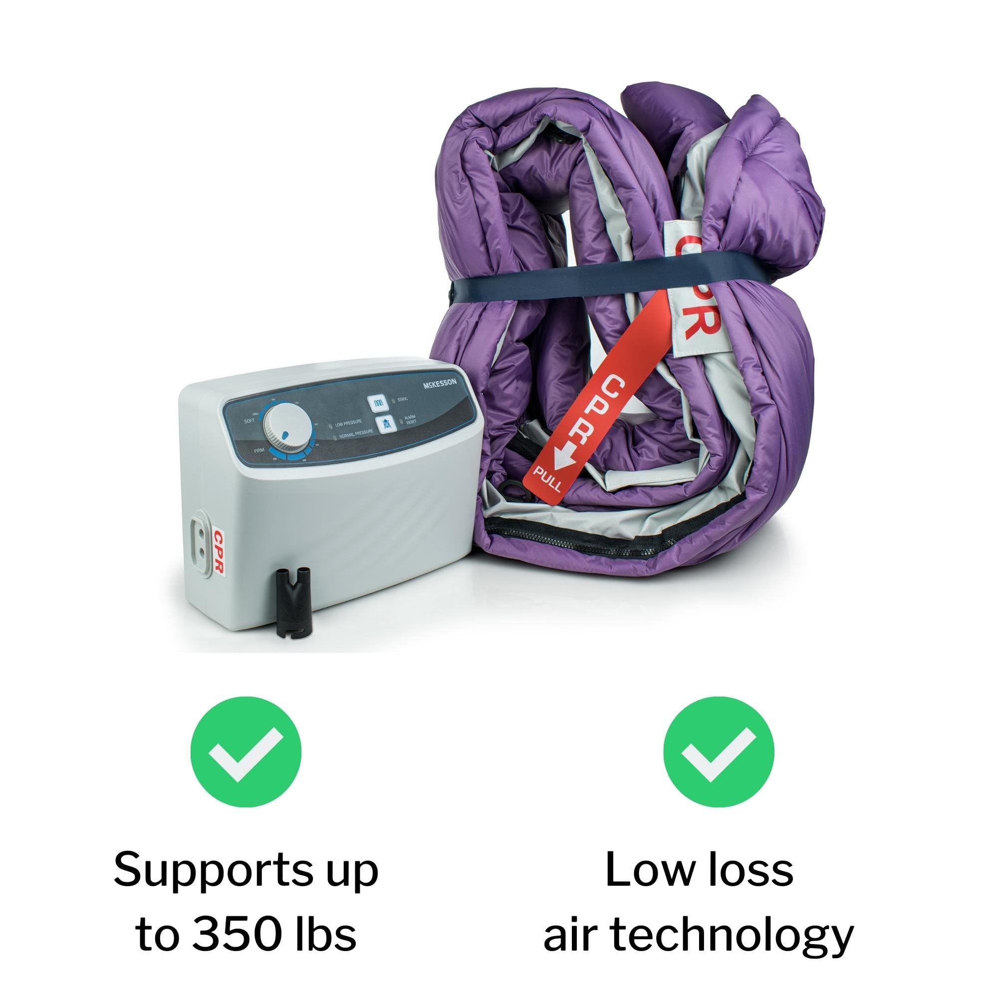 McKesson Mattress Alternating Pressure and Low Air Loss System 8 x 36 x 80 146-14027 - Image 6