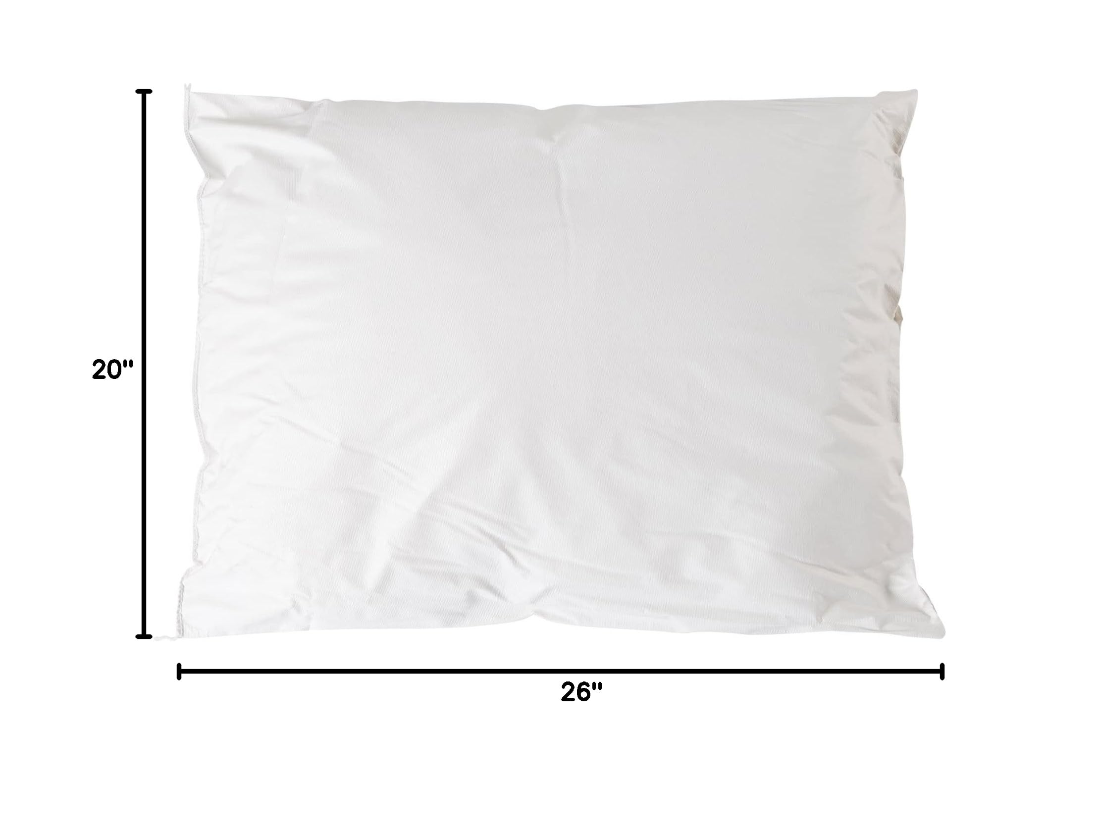 McKesson Medical Pillow [1 Count] Reusable Hospital Bed Pillows, Vinyl Cover, Fluid Moisture and Stain-Resistant, White, 20 in x 26 in - Image 6