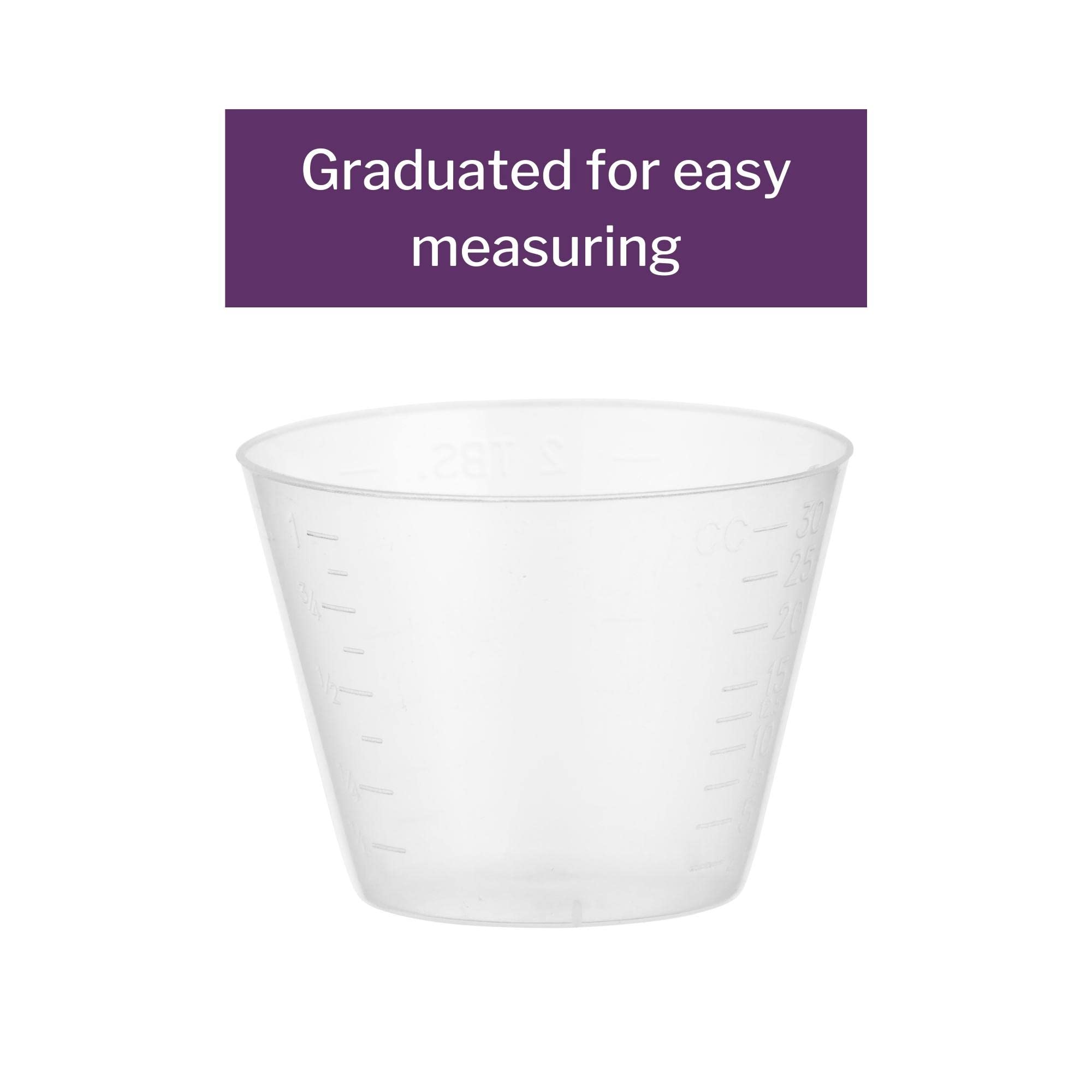 McKesson Medicine Cups, Disposable 1 oz / 30 ml [5000 Count] Plastic, Small, Mixing, Measuring, Resin, Epoxy, Translucent - Image 4