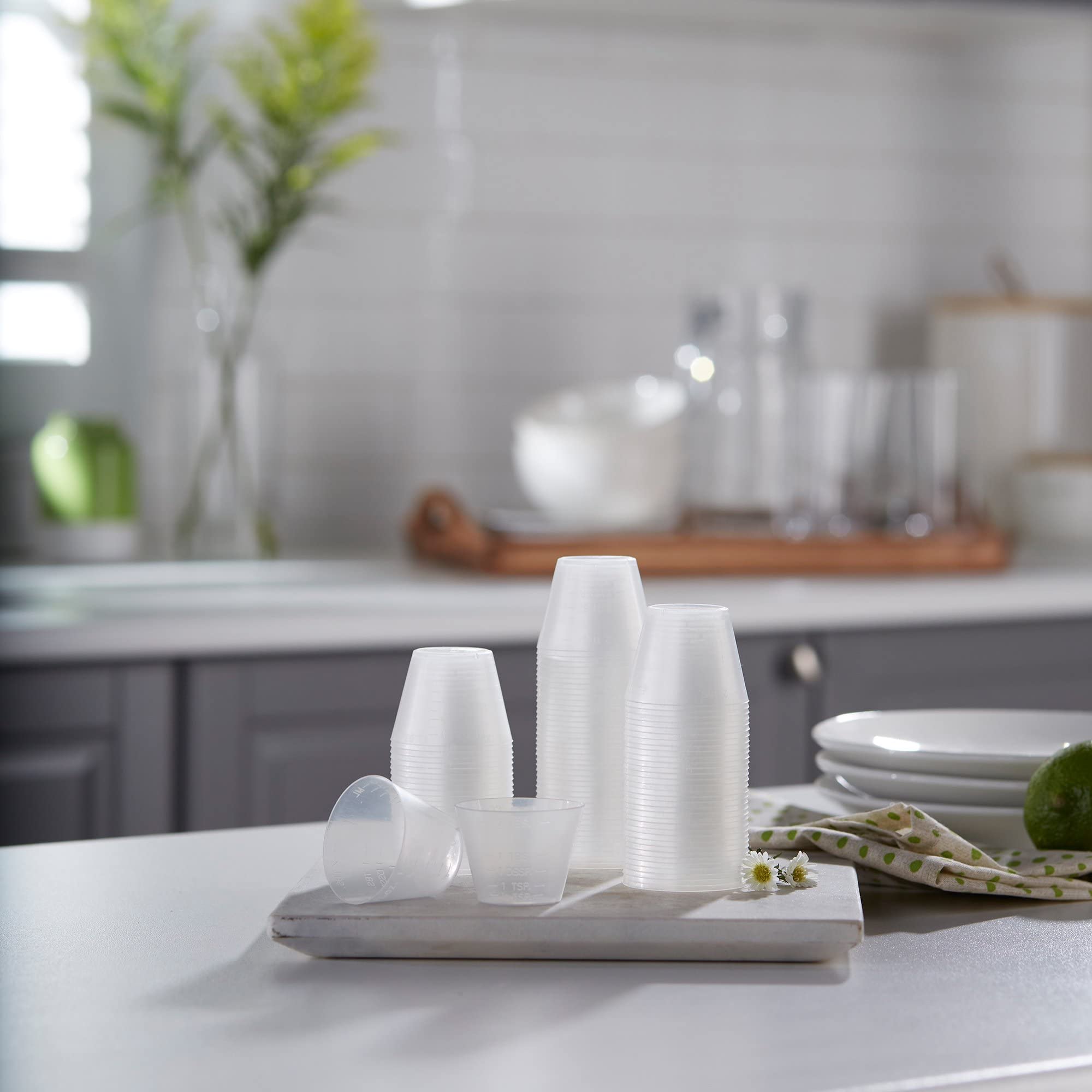 McKesson Medicine Cups, Disposable 1 oz / 30 ml [5000 Count] Plastic, Small, Mixing, Measuring, Resin, Epoxy, Translucent - Image 9