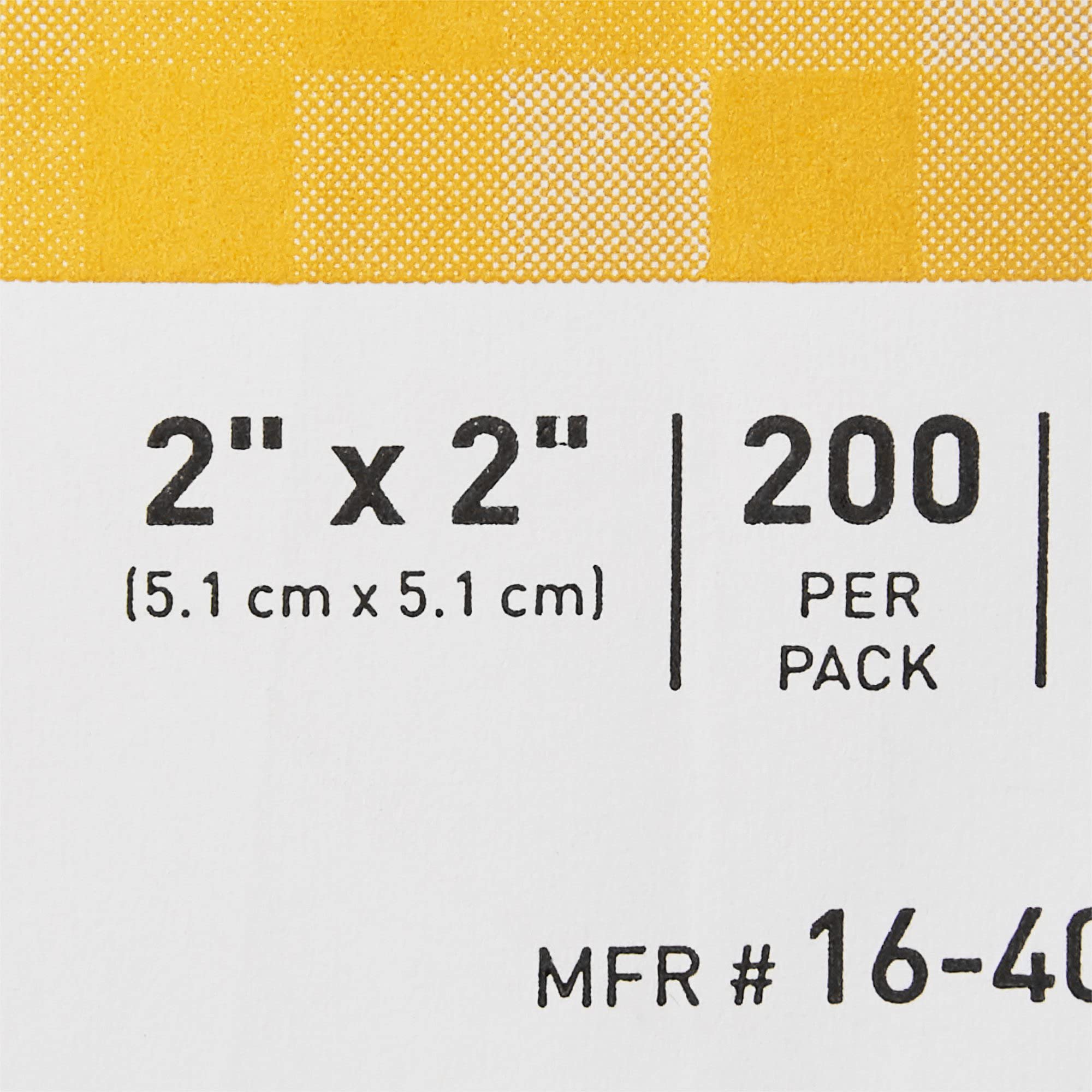 McKesson Non-Woven Sponges, Non-Sterile, 4-Ply, High Absorbency, Polyester/Rayon, 2 in x 2 in, 200 per Pack, 1 Pack - Image 3