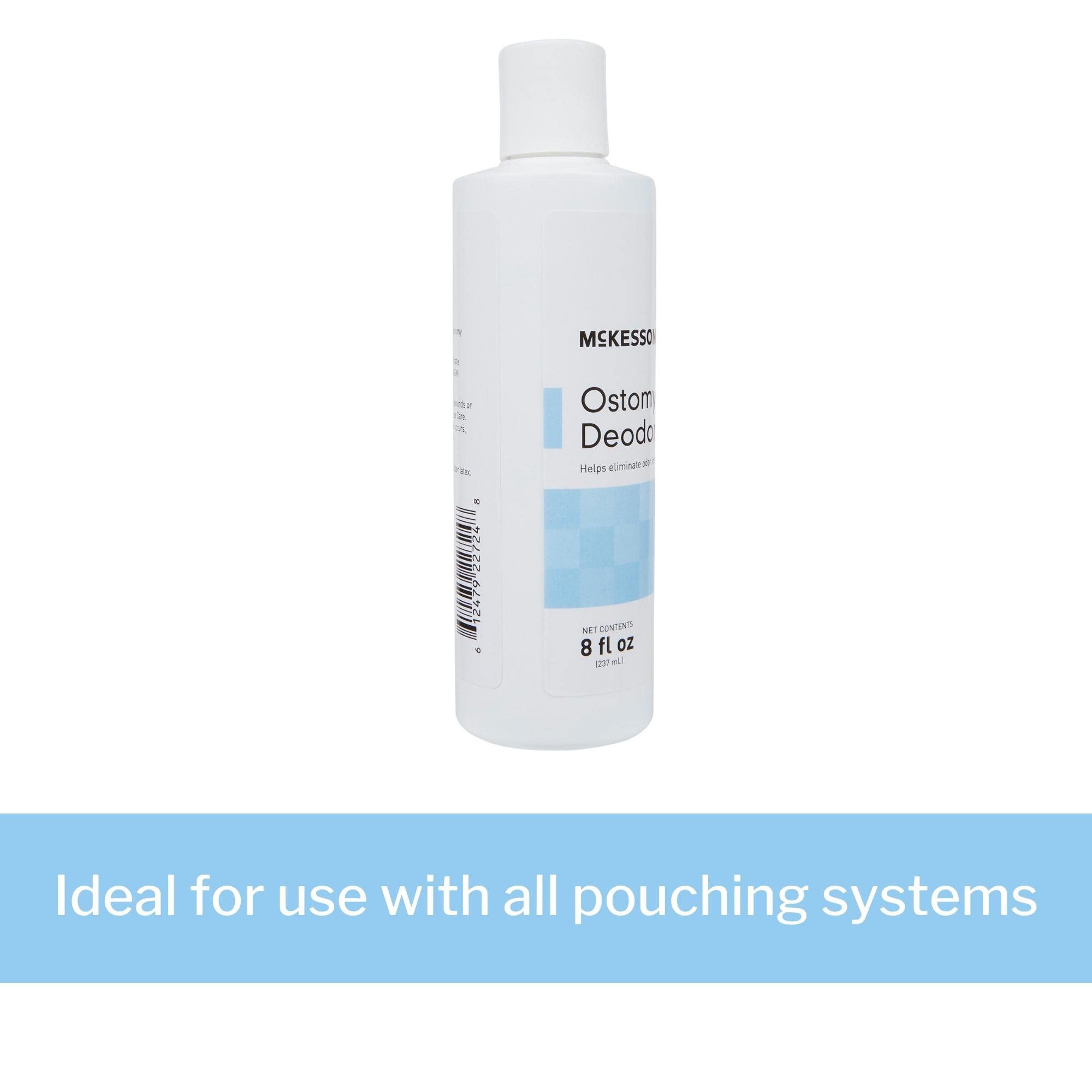 McKesson Ostomy Pouch Deodorizer, Helps Eliminate Odor in Ostomy Pouches, 8 fl oz, 1 Count, 1 Pack - Image 3
