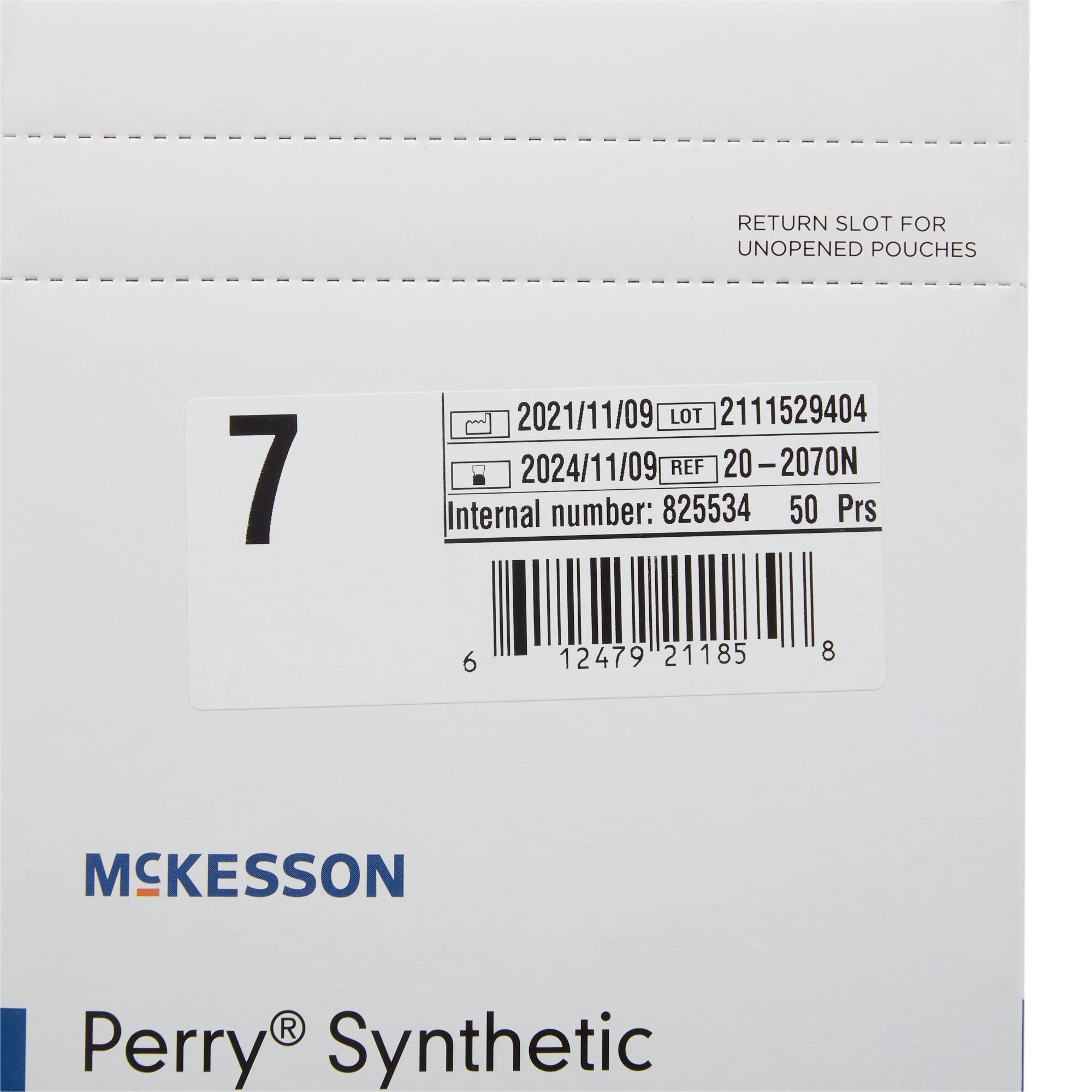 McKesson Perry Synthetic Surgical Gloves [50 Pairs] Sterile, Polyisoprene, Disposable, Powder-Free, Professional Medical and Healthcare, Chemo Tested, Size 7.0, Green - Image 6