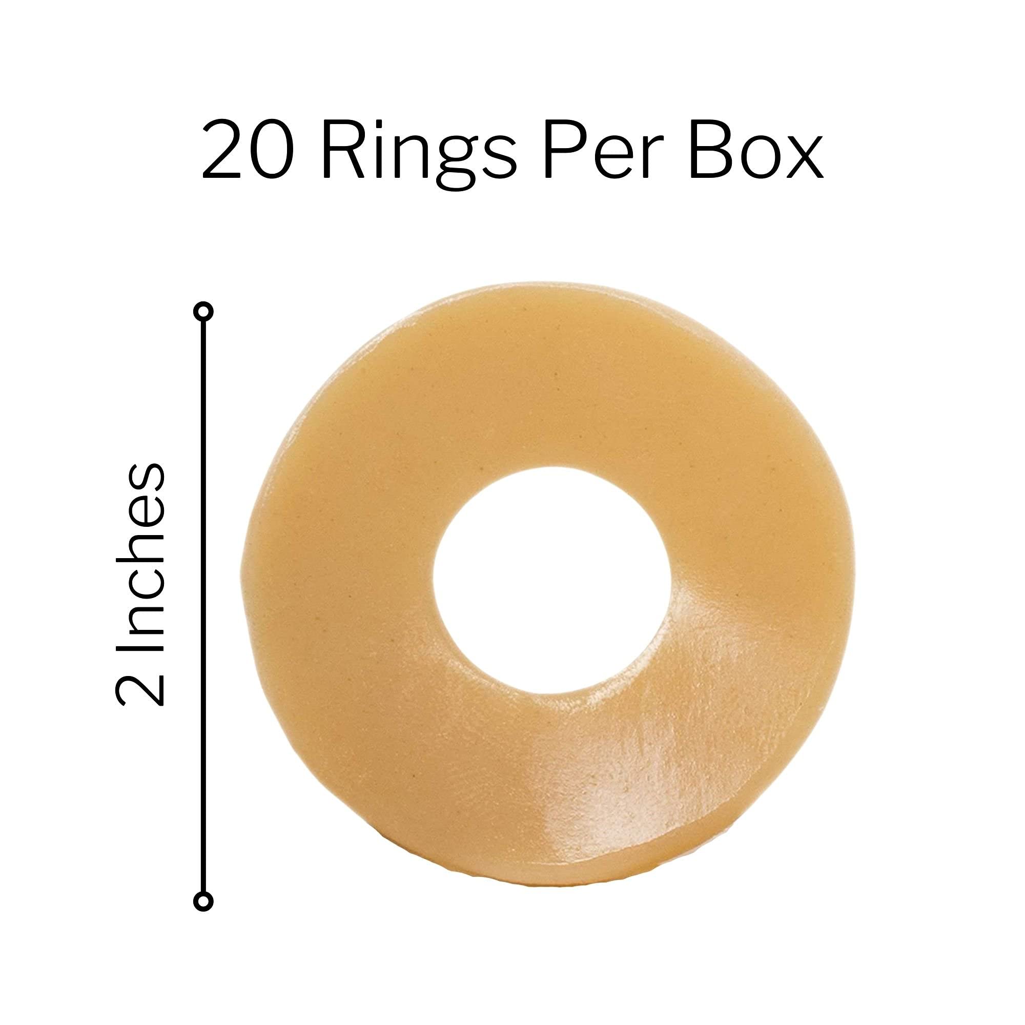 McKesson Skin Barrier Rings, Ostomy, Absorbent, Conforming Seal, Hydrocolloid, 1/16 Thickness, 2 in Diameter, 160 Count - Image 6