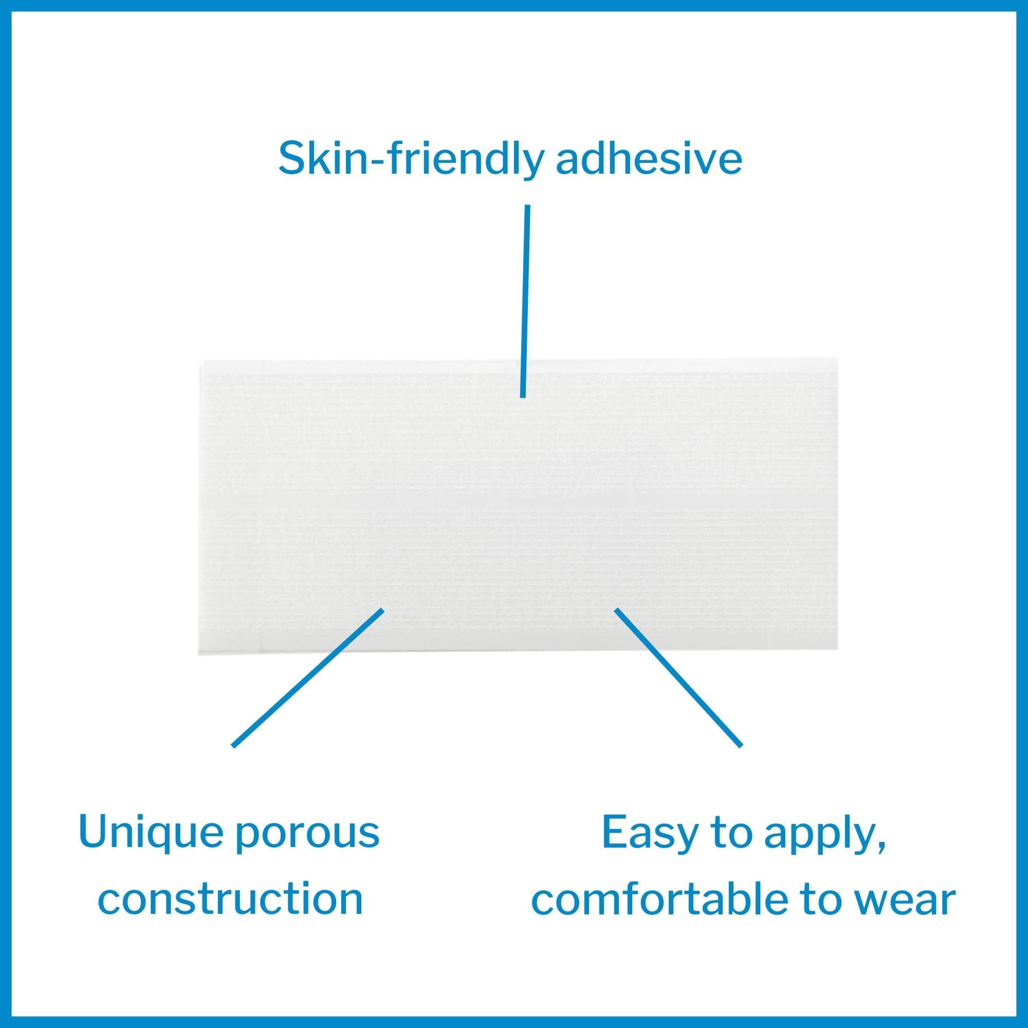 McKesson Skin Closure Adhesive Strips, Reinforced Steri Strip for Wound Care, 1 in x 5 in, 25 Count - Image 3