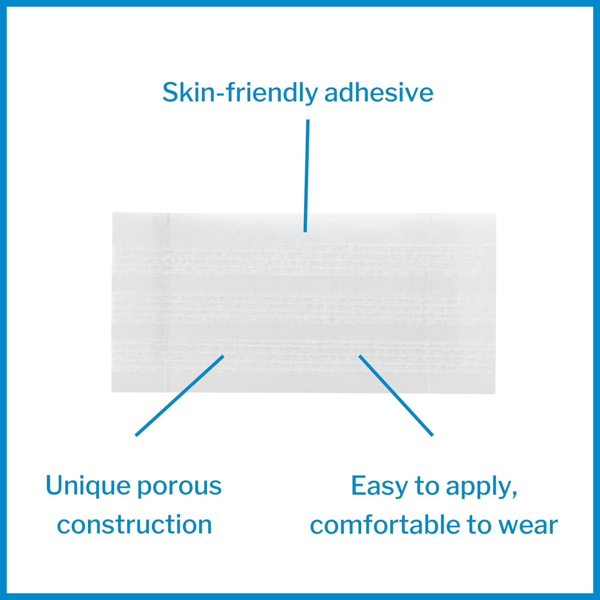 McKesson Skin Closure Strips, Sterile, Reinforced, 1/4 in x 3 in, 50 Count - Image 3