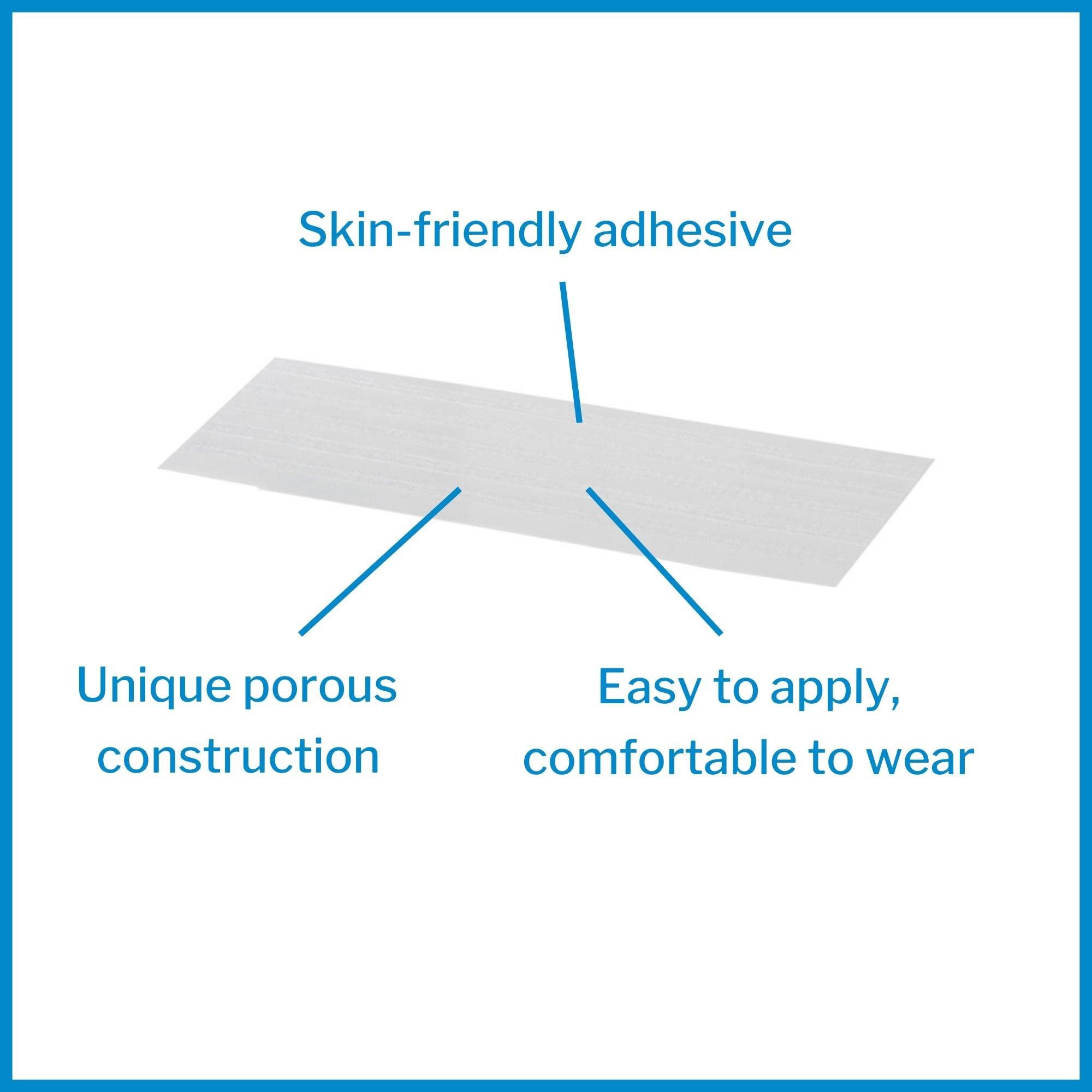 McKesson Skin Closure Strips, Sterile, Reinforced, 1/8 in x 3 in, 50 Count - Image 3
