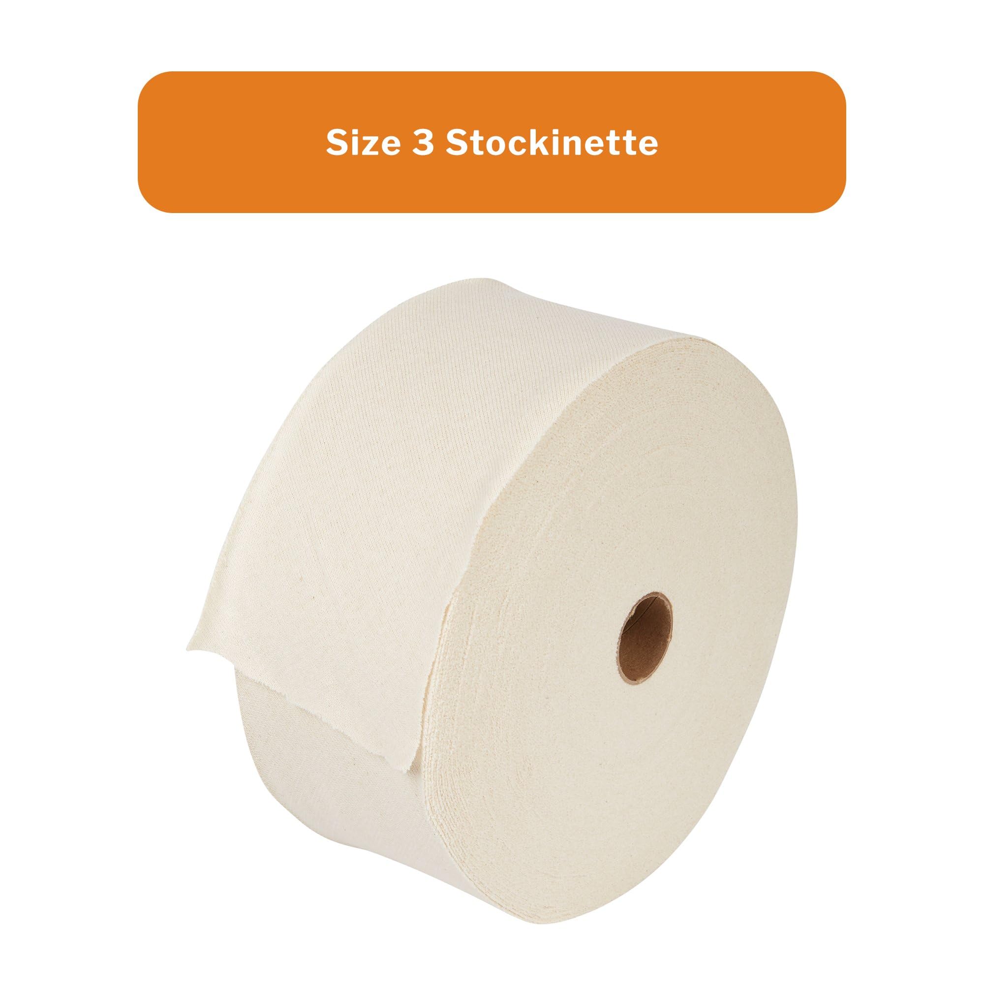 McKesson Stockinette Bandage Wrap - Cotton, Single Ply, Non-Sterile, Bias Cut - Size 3, 3 in x 50 yd, 1 Count, 1 Pack - Image 4