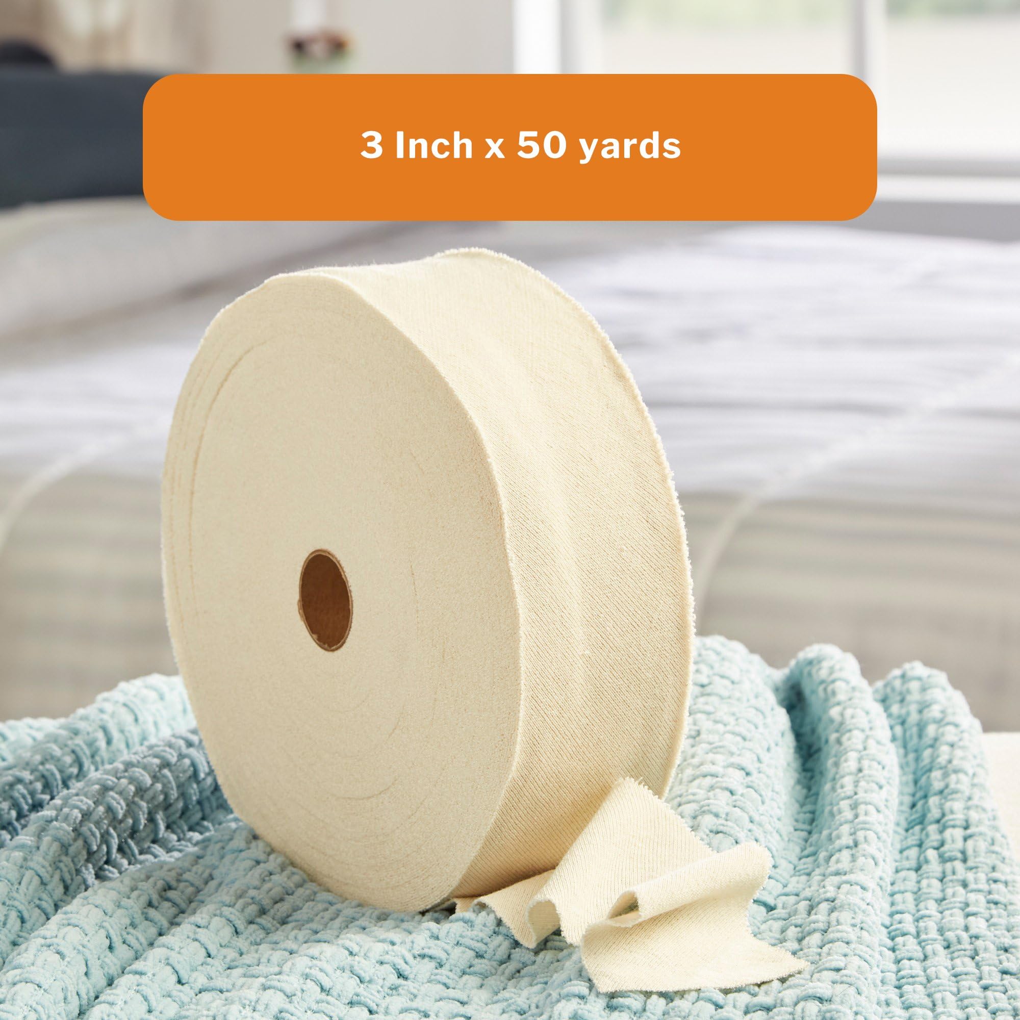 McKesson Stockinette Bandage Wrap - Cotton, Single Ply, Non-Sterile, Bias Cut - Size 3, 3 in x 50 yd, 1 Count, 1 Pack - Image 6